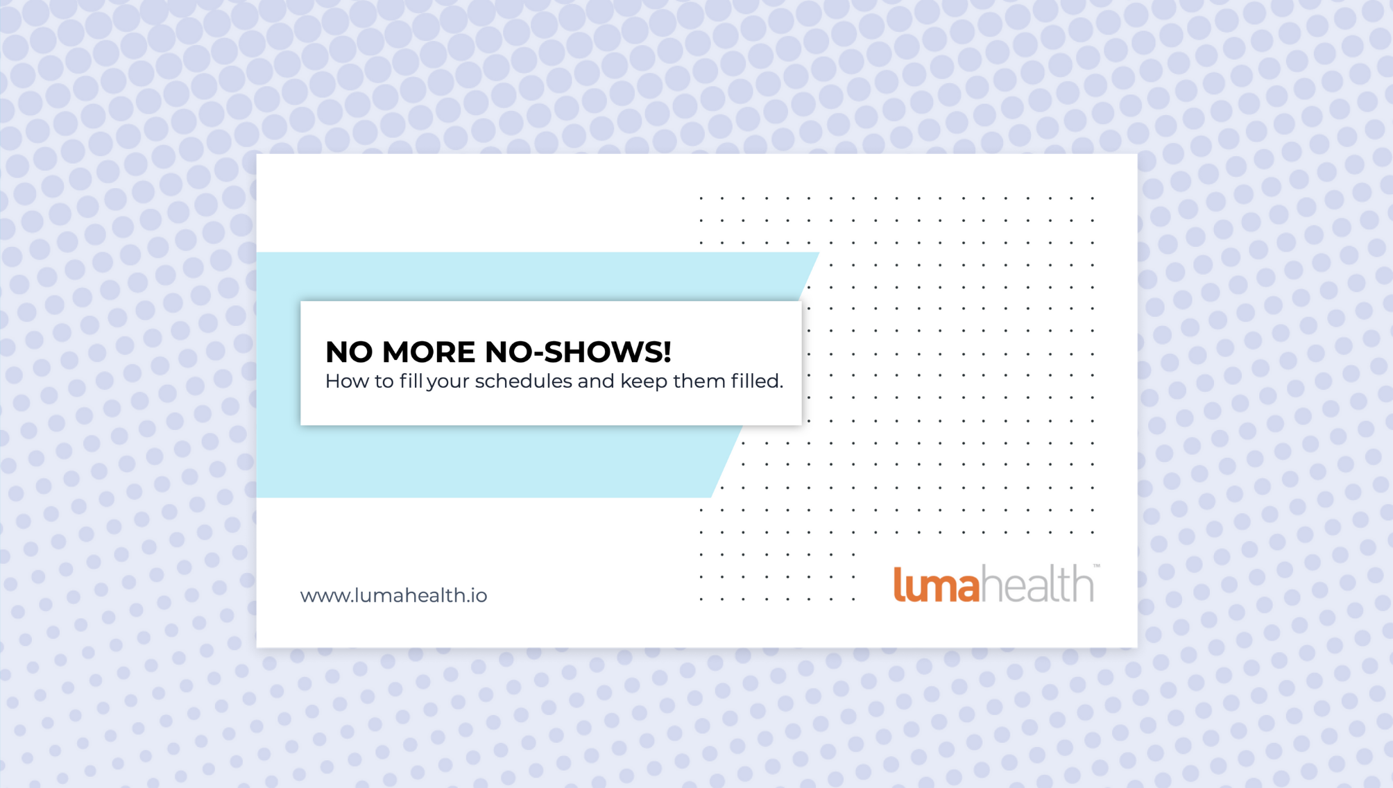 No More No-Shows For Your Clinic or System