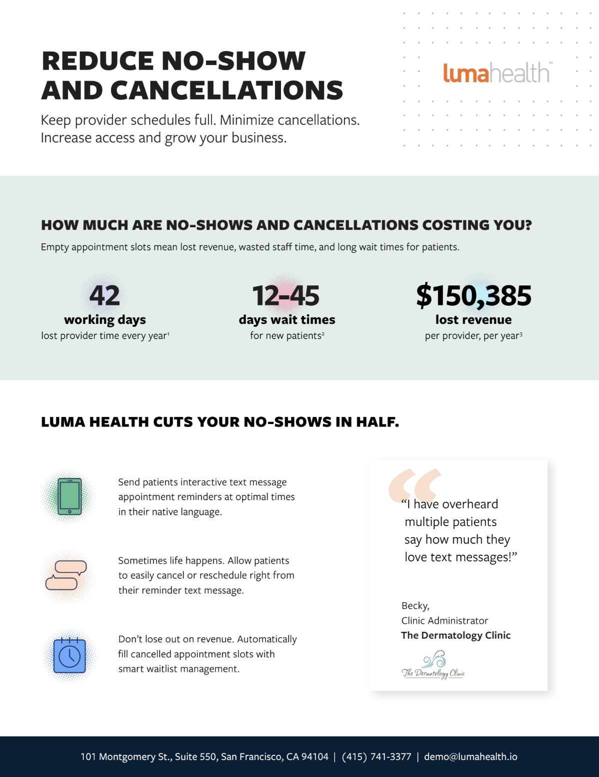 Cancellations and No-Shows