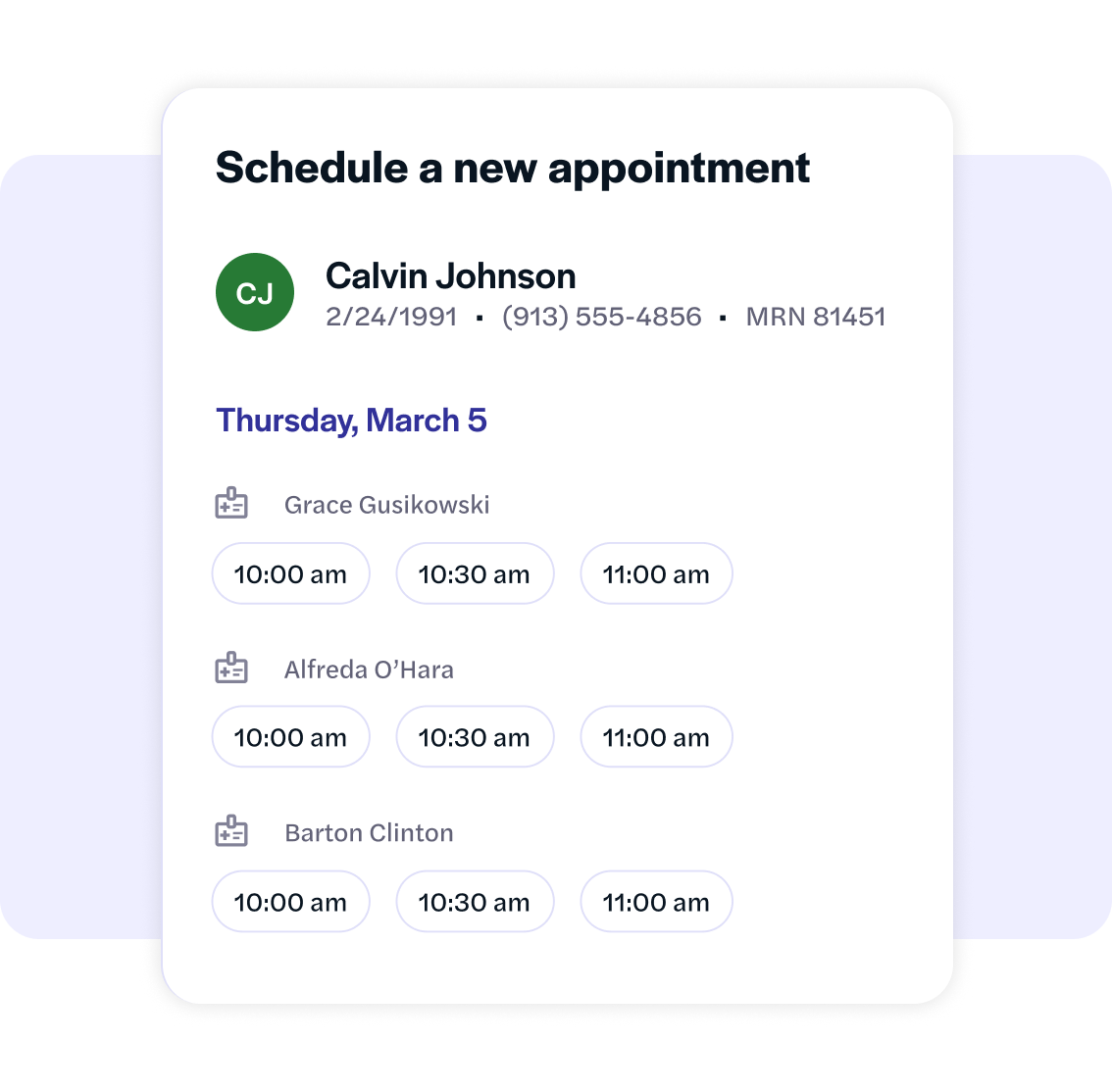 Luma Health (Patient Scheduling+) Screenshot